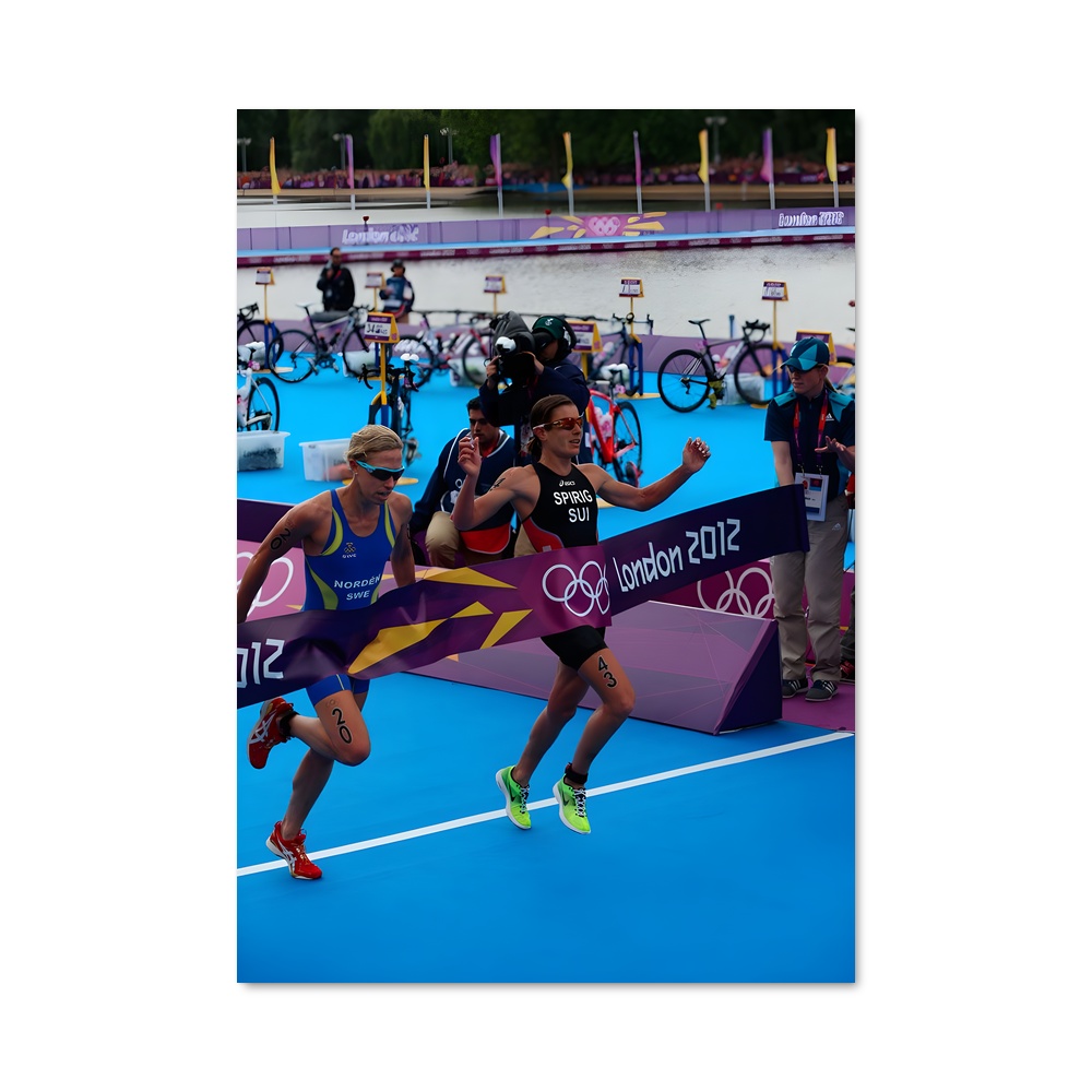 Poster L’Odyssée Olympique – affiche Athlétisme